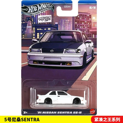 In Stock Hot Wheels GDG44 Silver Label Compact Kings Serise Fiesta Miata Sentra 1/64 Scale Die-Cast Model Gifts Surprise Car Toy
