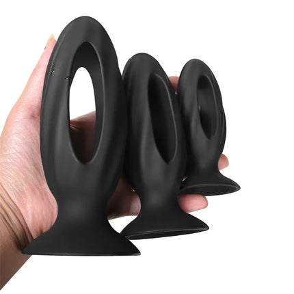 Wearable Silicone Anal Bead Butt Plug Prostate Massage Masturbation Sex Toys for Women Men Gay Adult Games Products 35/45/55 mm