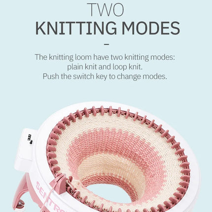 48needle Handmade Knitting Machine Cylinder Wool Loom Scarf Sweater Hat Socks Adult Children Lazy Artifact Christmas Gift