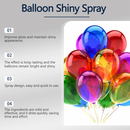 Balloon Shine Spray Latex Extend Balloon Lifespan Prevents Dullness Restore Glossy Party Event Decoration Balloon Polish Spray