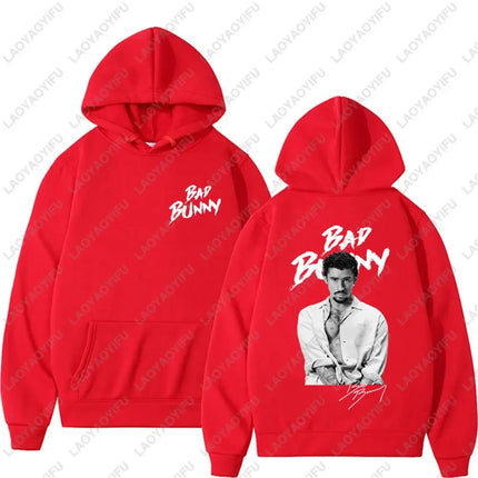 Rapper Bad Bunny Debi Tirar Más Fotos Album DTMF Merch Men Woman Hoodies Fashion Casual Vintage Drop Shoulder Sweatshirt Hoodie