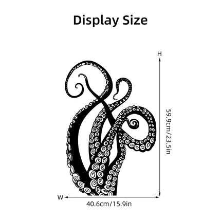 Funny Octopus Tentacles Silhouettes Wall Stickers for Living Room Background Bedroom Decoration Wall Decals Home Decor