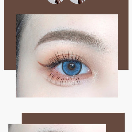 2 In 1 Brown Gel Eyeliner Pencil Ultra-slim Liquid Eye Liner Shadow Pen Smooth High Pigment Silkworm Gel Pen Lasting Eyes Makeup