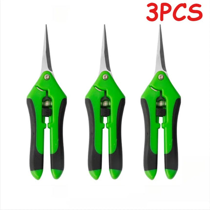 Stainless Steel Pruning Shears Handheld Garden Scissors Practical Trimming Tool for Branches Flowers and Household Plant Care