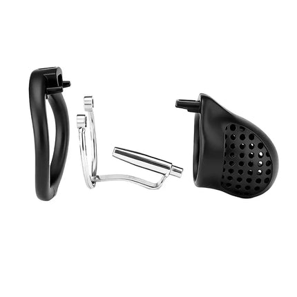 ABS Male Chastity Cage Lock Rings Penis Lock Catheter Plug BDSM Erotic Urethral Lock Bondage Adult Sex Toys Sexy Accessories Hot