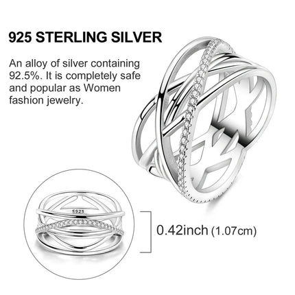 Women Silver Finger Rings for Women Original 925 Sterling Silver Dream Catcher Dragon Ring Sun Zircon Heart Wedding Jewelry