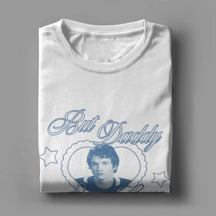 Heated Rivalry Ilya Rozanov But Daddy I Love Him T Shirt Men's Pure Cotton Vintage T-Shirts Crew Neck Tees Short Sleeve Clothing