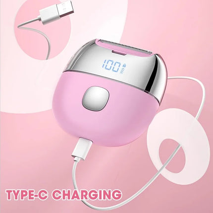Electric Bikini Trimmer Painless Shaver for Face Legs Underarm Waterproof Portable Women Epilator Lady Shaver for Intimate Areas