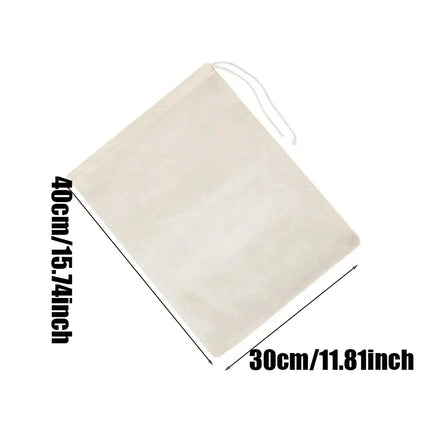 Reusable Cotton Gauze Kitchen Items Tofu Cheese Filter Cloth Butter Milk Coffee Filter Gadgets Dining Bar Home Drawstring Bags
