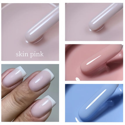 MSHARE Liquid Acrylic Gel Acrygel TPO Free Builder Nail Gel For Nails Extension Constuction Self Level Soak Off UV LED Gel Jar