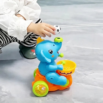 Musical Walking Elephant Drummer Toys for Kid Musical Toy with LED Light Music Sensory Activity Toys Learning Educational Toys