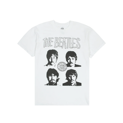 The Beatles Abbey Road Classic Cover Graphic T-Shirt Iconic Crosswalk Scene + Vintage Distressed Texture + Retro Music Fan Style