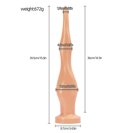 Super Long Anal Dildo Large Sucker Dildos Prostate Massager Stimulation Anal Plug Dilator Gay Adultg Sex Toy Penis Butt Plug