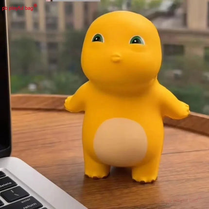 Dinosaur Figure Little Milk Dragon Decompress Toys Squeeze Toys Cartoon Doll Milk Dragon Squeeze Toy Soft Stuffed Yellow