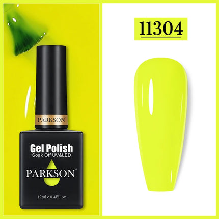 Parkson 12ML Nail Gel Polish HEMA TPO FREE Full Coverage 279 Color Gel Pigment Professional Nail Art Long Lasting Gel Varnish