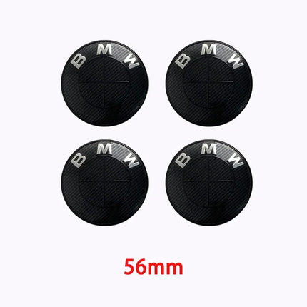 The new badge is suitable for the 45mm standard badge of BMW collective ABS 82/74mm hood/trunk 56/68mm wheel cover.