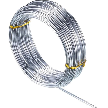 Bendable Craft Wire Anti Fade Soft Silver Color Bendable Wire Craft Supplies Metal Wire For Doll Skeletons Sculptures Car Models