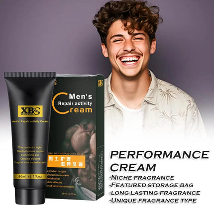 50ml XBS Men's Ointment Private Part Massage Essential Oil for Male Exercise Private Care Ointment for Male Workout