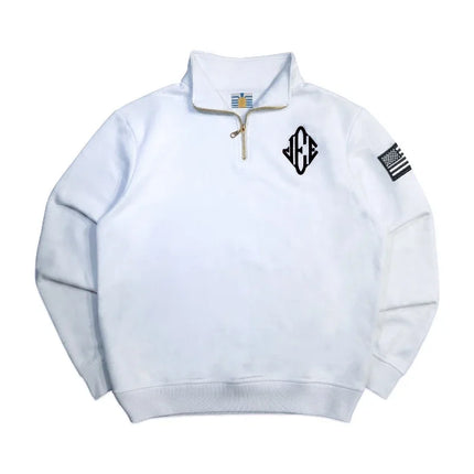 American retro Gothic Epstein embroidered letter oversized cardigan men'sY2K street hip-hop Harajuku fashion stand up collar top