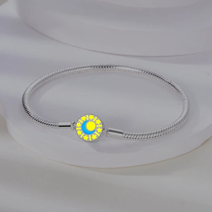 925 Sterling Silver Bracelets 17-20CM Original Leaf Clover Butterfly Heart Bracelet Fit DIY Charms Beads Fashion Women Jewelry
