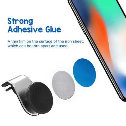 Metal Disk Sticker Sheet for Magnetic Car Phone Holder Universal Iron Sheet Sticker Stand Mobile Phone Magnet Holder Mount
