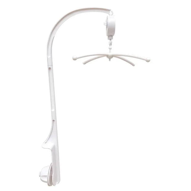 White Baby Crib Mobile Bed Bell Toys Holder Infant Toy Arm Bracket Wind-up Music Box Baby Toys Carousel Rattles Bracket Set Bébé