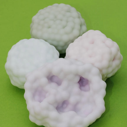 Soft Cloud Shape Squishy Toy Stress Relief Fidget Ball Sensory Toy For Office Home Relaxing Hand Play Random Color