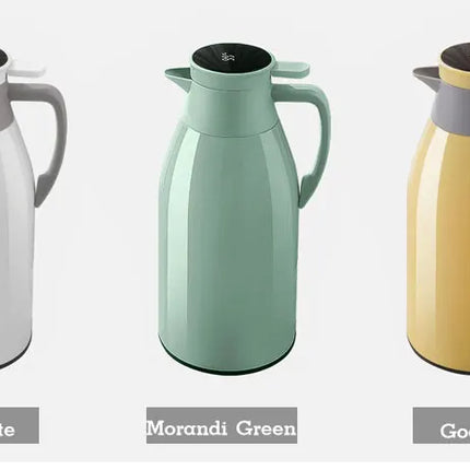 Large Capacity Thermos Kettle Thermal coffee Kettle Hot Water Bottle Coffee Thermal Bottle Large Capacity Glass Liner
