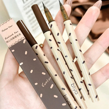 Ultra-fine Eyelash Pen Liquid Eyeliner Eyeshadow Stick Lying Silkworm Pencil Brown Grey Lasting Waterproof Cosmetic Makeup Tools