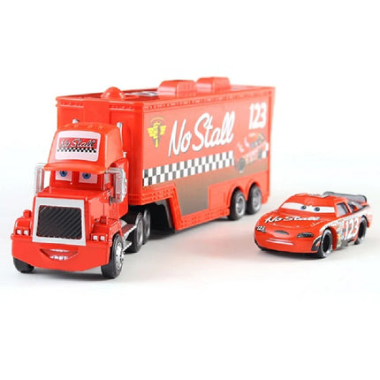 Disney Cars Diecast Lightning McQueen No: 79 No: 86 Alloy Car Container Truck Set Model Car Die Casting Kids Birthday Gifts Toys
