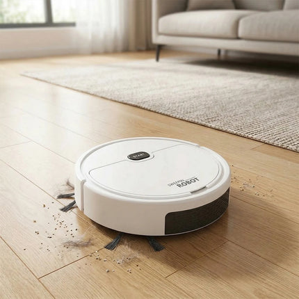 USB Rechargeable Robot Vacuum Ultra-Thin Cordless Robot Vacuum Smart Navigation Low Noise Ideal for Pet Hair Hard Floor Carpet