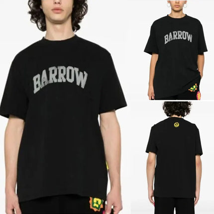 2026 Summer 100% Cotton T-Shirt for Men and Women with Round Neck Casual High-Quality Clothing Lettered Design barrow Printed