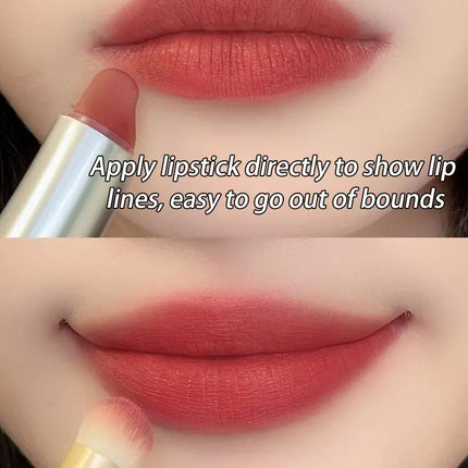 GECOMO Round Head Lip Brush Lipstick Coloring Smudge Brush Concealer Brush Lip Makeup Brush Multi-function Beauty Tool