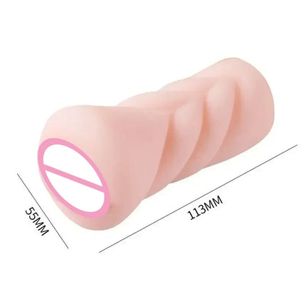Aircraft Cup Soft Male Masturbator Oral Vaginal Anal Masturbation Soft Real Vagina Pocket Pussy Sex Toys for Men Blowjob