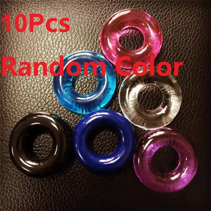 Silicone Durable Penis Ring Ejaculation Delay Chastity Rubber Cock Rings Penis Enlargement Semen Lock Ring Sex Toys For Men