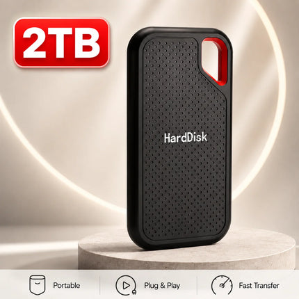 1TB Portable SSD External Hard Drive USB 3.1 High-Speed Storage for Laptop/Mac/PC Compact & Durable