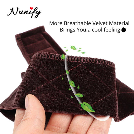 Nunify Non-slip Soft Velvet Women  Wig Grips Headband Women Velvet Wig Accessories Grip Scarf Headband Adjustable