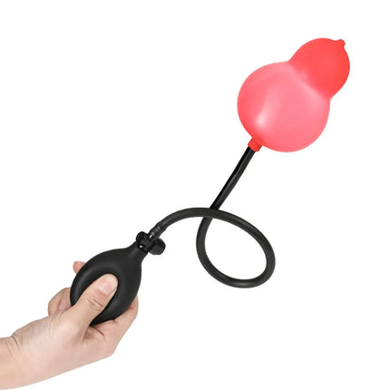 Super Long 5 Beads Inflatable Anal Plug Silicone Column Expandable Big Butt Plug Dildo Pump Ass Dilator BDSM Sex Toy for Couples