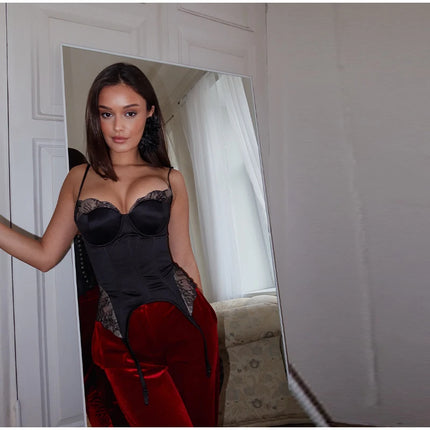 Sexy Slim Red Tube Top Women's Fashion Sleeveless Backless Solid Closed Waist Sling Female 2026 Spring Summer Lady Vest Party