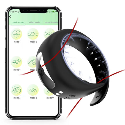 Strong Penis Cock Ring Male Masturbator Tools Sexy Toys Vibrating Rings Delay Ejaculation Stimulator Sex Toys For Men Couple 18+