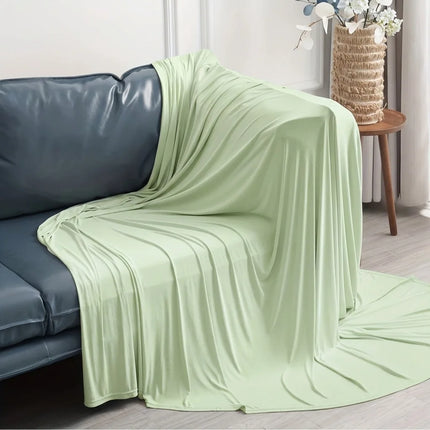 Summer Bed Blanket Ice Silk Cooling Blanket Air Conditioning Quilt Skin-friendly Light And Thin Breathable Quilt For Home Office