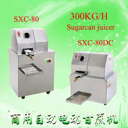 Stainless Steel Multi-purpose Commercial Sugarcane Juice Machine Sugar Cane Juice Extractor Squeezer Sugarcane Juicer 350w 1pc