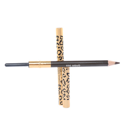 1PC Eyebrow Pencil Waterproof Longlasting Leopard Eyeliner Make Up Tool Maquiagem Eye Brow Shadows Pencil+Brush Cosmetic Pen