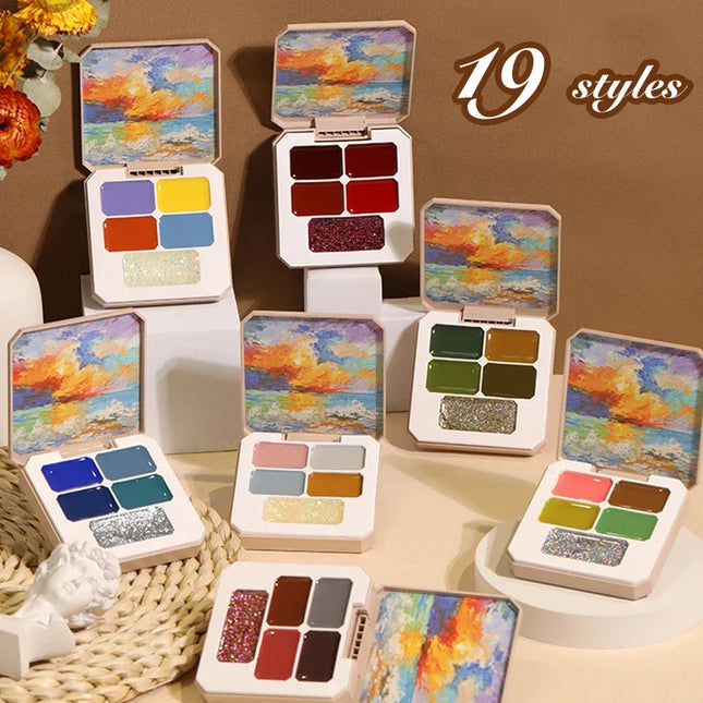 Solid Nail Polish Color Mud Gel Full Coverage Painting Nail Art Glue Mousse Creamy Texture Manicure Varnishes Solid UV Gel Plate