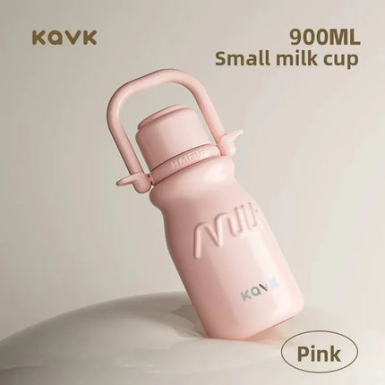 Portable Insulated Coffee Cup | Trendy Milk Bottle Design