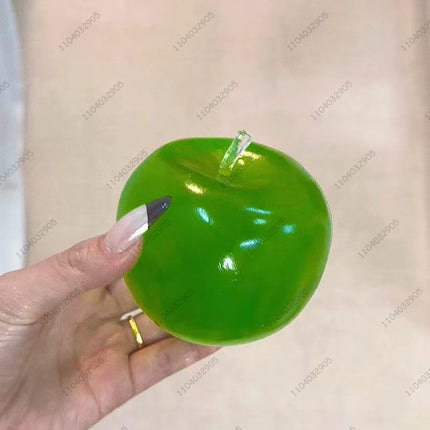 Big Apple Stress Ball Apple Fidget Toys Non-Bounce Squeeze Ball ASMR Sensory Toys for Kids & Adults Anti-Stress Festival Gifts