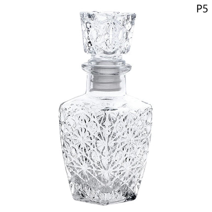 1Pc 100/150ml Transparent Glass Cup Whiskey Decanter Party Barware Whiskey Glass Bottle For Liquor  Bourbon Barware