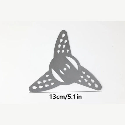 New Practical Grass String Trimmer Metal 3 Teeth Brushcutter Head Blades 5 Inches Lawnmower Parts Tool Accessories For Garden