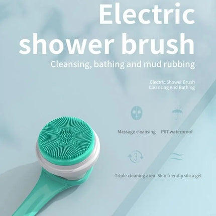 Y98B Electric Bath Brush Body SPA Massage Shower Brush Exfoliate Skin Care Rechargeable Cleaning Brush Gift for Men Woman