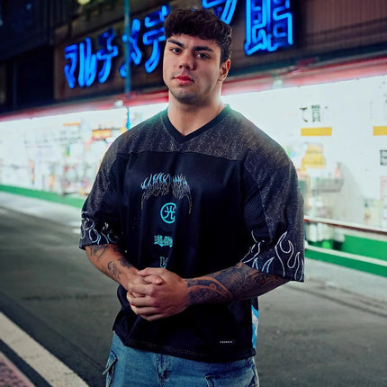 Men's Summer T-Shirts - Sports Gym Running Shirts, Fashion Round Neck Loose Fit Comfortable Casual Top for Men